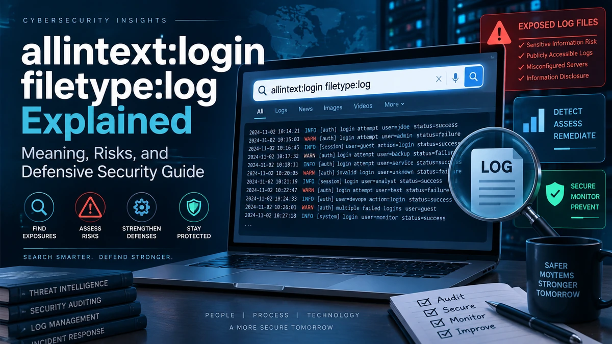 allintext:login filetype:log