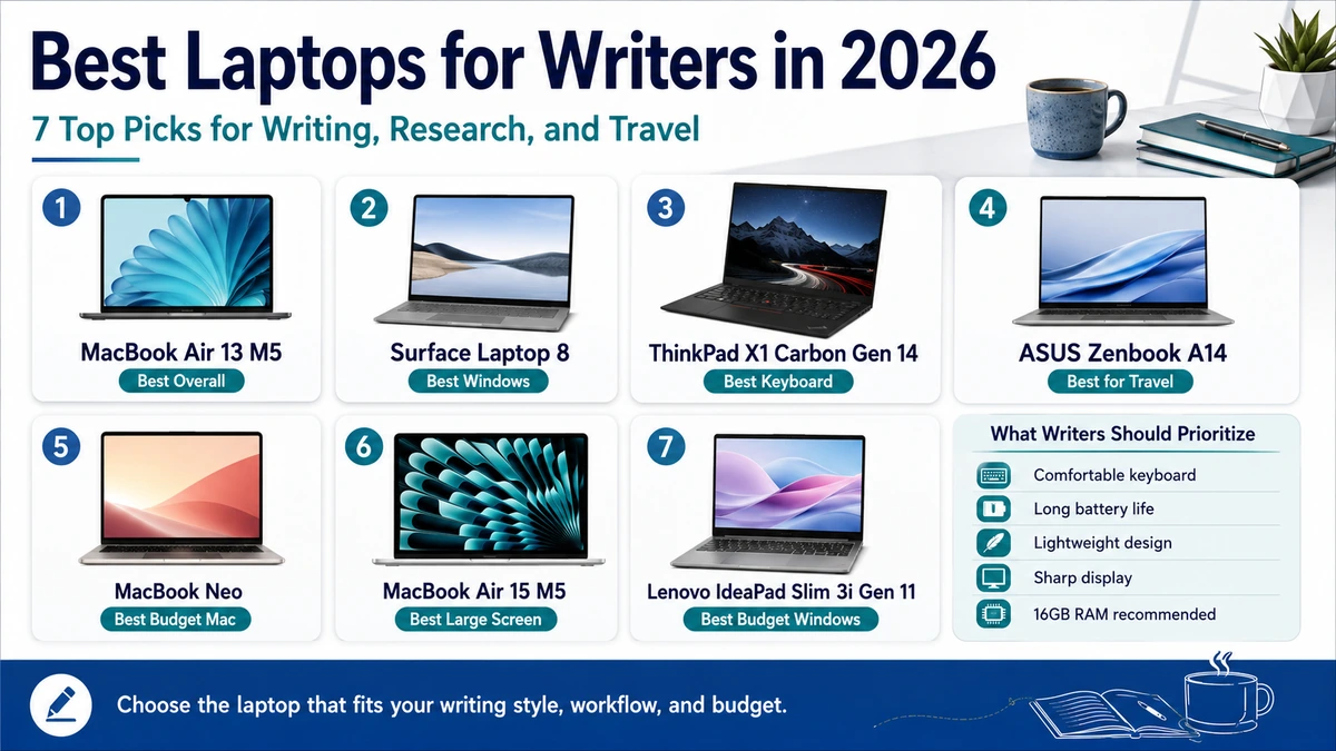 Best Laptops for Writers