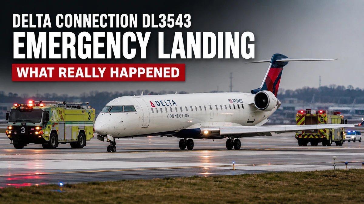 Delta Connection DL3543 Emergency Landing: What Really Happened