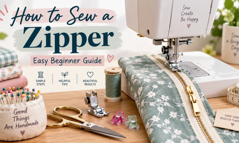 How to Sew a Zipper