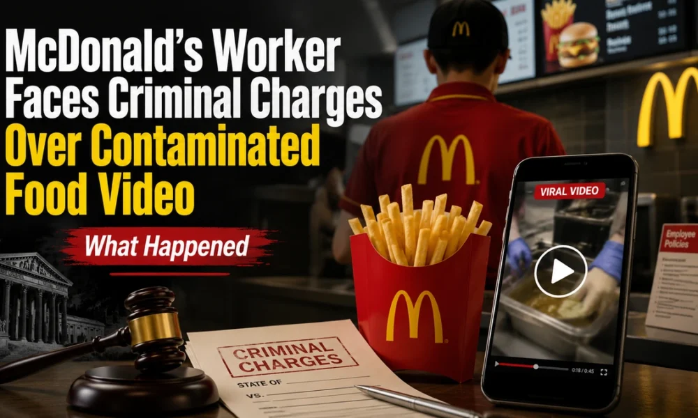 McDonald's Worker Faces Criminal Charges Over Contaminated Food Video