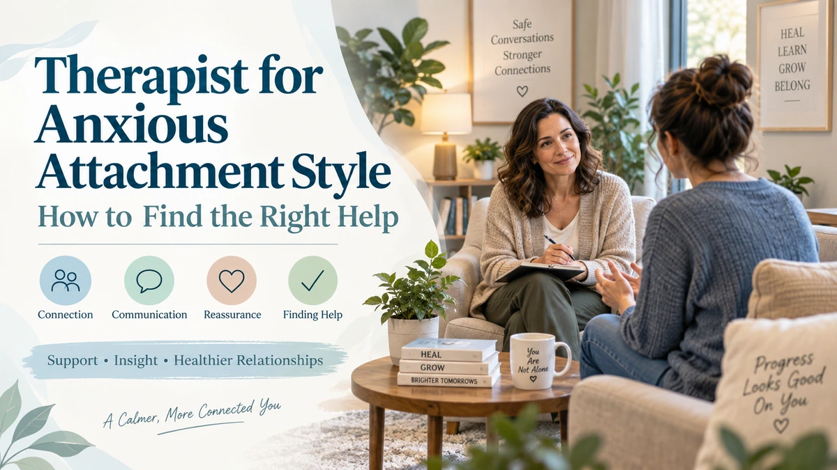 Therapist for Anxious Attachment Style